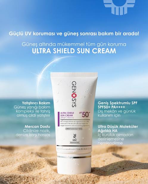Genosys Ultra Shield Sun Cream (USC) SPF 50 (Yüksek Koruma Sağlayan Ultra Hafif UV Güneş Kremi – SPF 50) Genosys Ultra Shield Sun Cream (USC) SPF 50 (Yüksek Koruma Sağlayan Ultra Hafif UV Güneş Kremi – SPF 50) - Görsel 7