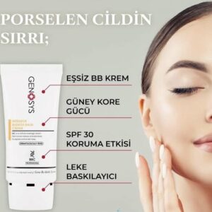 🔹 Genosys Blemish Balm Cream (BBC) – Cilt tonunu eşitleyen, hafif kapatıcılı, nemlendirici ve koruyucu özellikli çok fonksiyonlu BB krem. Günlük kullanım için ideal. #BBkrem #ciltkusuru #kapaticikrem #GenosysBBC