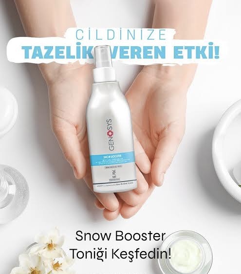 Genosys Snow Booster Toner 🔹 Genosys Snow Booster Toner, gözenek sıkılaştırıcı, cilt tonu dengeleyici ve nemlendirici tonik arayanlar için profesyonel çözüm. Tüm cilt tiplerine uygun, pH dengeleyici etkisiyle parlama, kuruluk ve sivilceyi hedef alır. Günlük bakım rutinine ekleyin, cildinizi ferahlatın ve canlılığını geri kazandırın. #genosystonik #snowboostertoner #gözeneksıkılaştırıcı #phdengeleyici #ciltbakımtoneri #koreciltbakımı #nemlendiricitonik #cilttonueşitleme #aknekarşıtıbakım #tonikkullananlar
