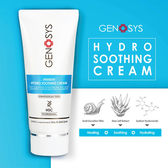 Genosys Intensive Hydro Soothing Cream (HSC) (Yoğun Nemlendirme ve Tahriş Azaltma – Hassas & Hasarlı Ciltler İçin Onarıcı Krem) 🔹 Genosys Intensive Hydro Soothing Cream (HSC) – Salyangoz salgısı filtratı, hyaluronik asit, peptide ve Beta-Glukan içeren yoğun onarıcı krem. İnflamasyonu azaltır, bariyeri destekler, cildi nemlendirir ve yatıştırır. #onyarıcıkrem #nemdestekkremi #ciltbaharierikremi #hsc #genosyskrem