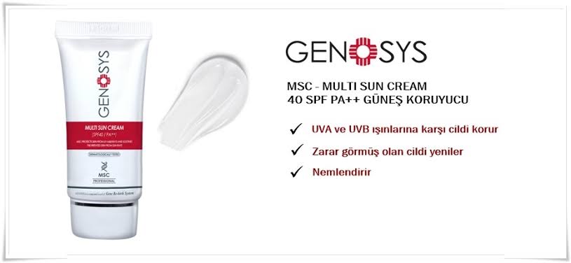Genosys Multi Sun Cream (MSC) SPF 40 (Geniş Spektrumlu, Yüksek Koruma Sağlayan UV Güneş Kremi – SPF 40) Genosys Multi Sun Cream (MSC) SPF 40 (Geniş Spektrumlu, Yüksek Koruma Sağlayan UV Güneş Kremi – SPF 40) - Görsel 5