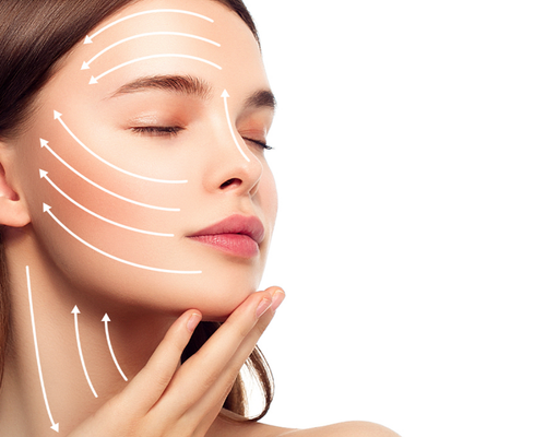 Çanakkale Kleopatra Güzellik Salonu'nda uzmanlar tarafından yapılan yüz lifting bakımı uygulaması