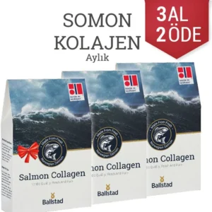 ballstad somon kolajen 3'lü set kolajen, somon kolajen, norveç somon kolajen,